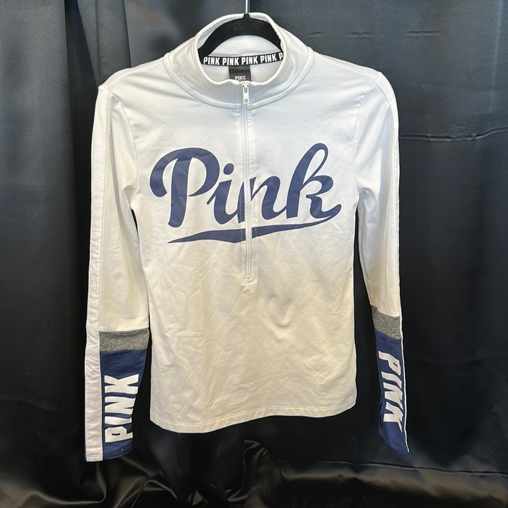 Pink quarter zip shirt